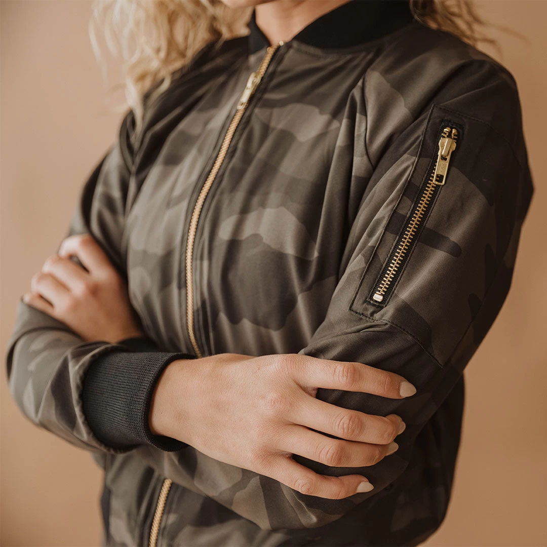 Bomber Jacket, Camo - Image 5
