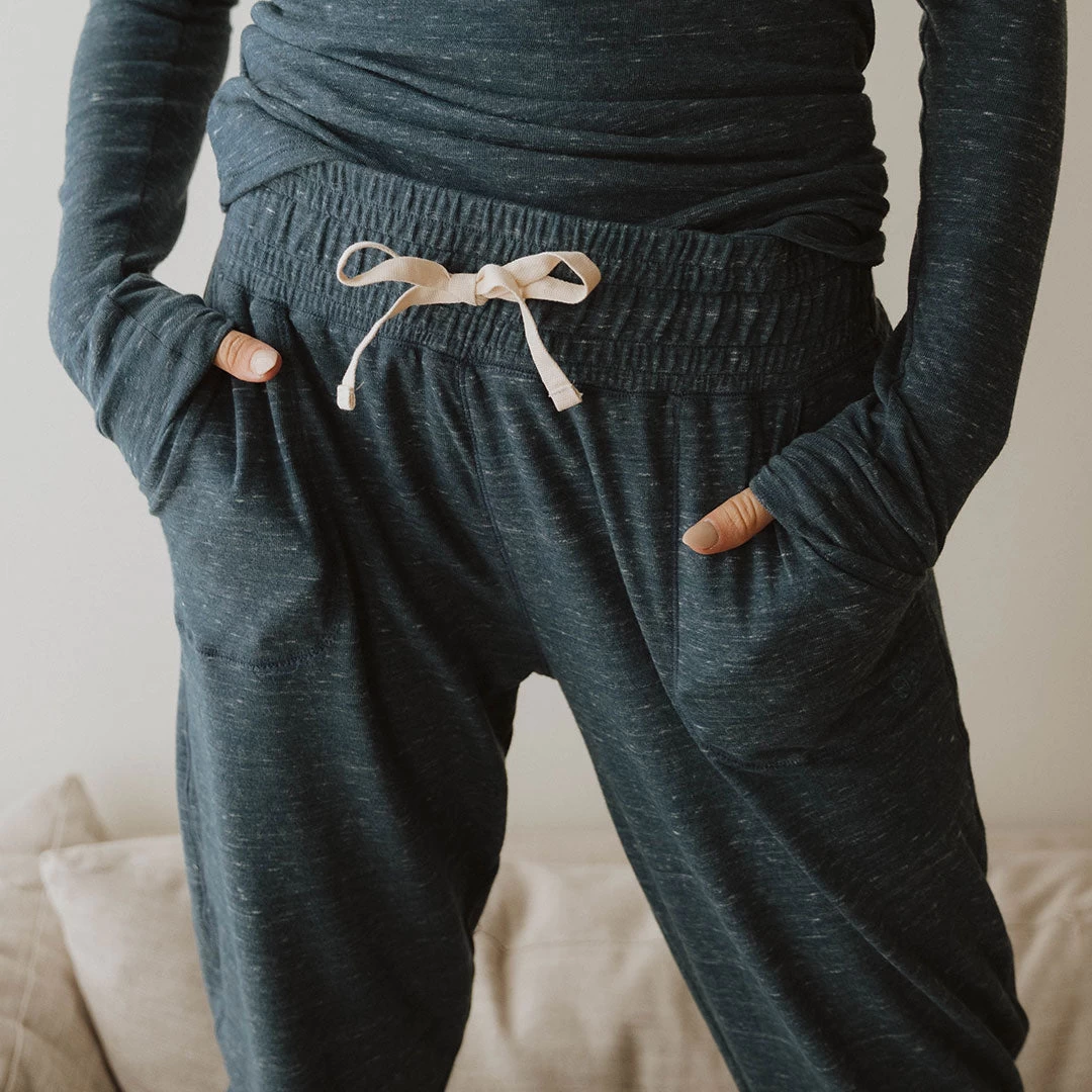Cabin Fever Joggers, Heather Denim - Image 6