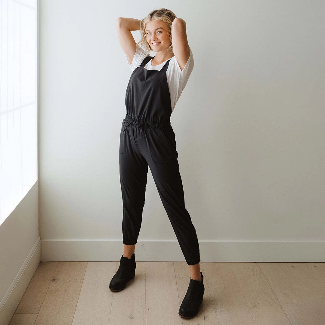 Black Classic Overall Jumpsuit - Image 6