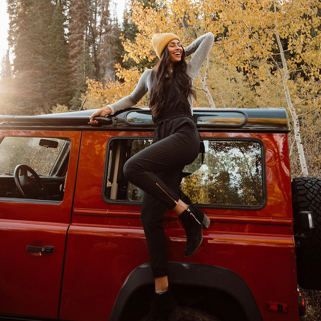 Black Classic Overall Jumpsuit - Image 10