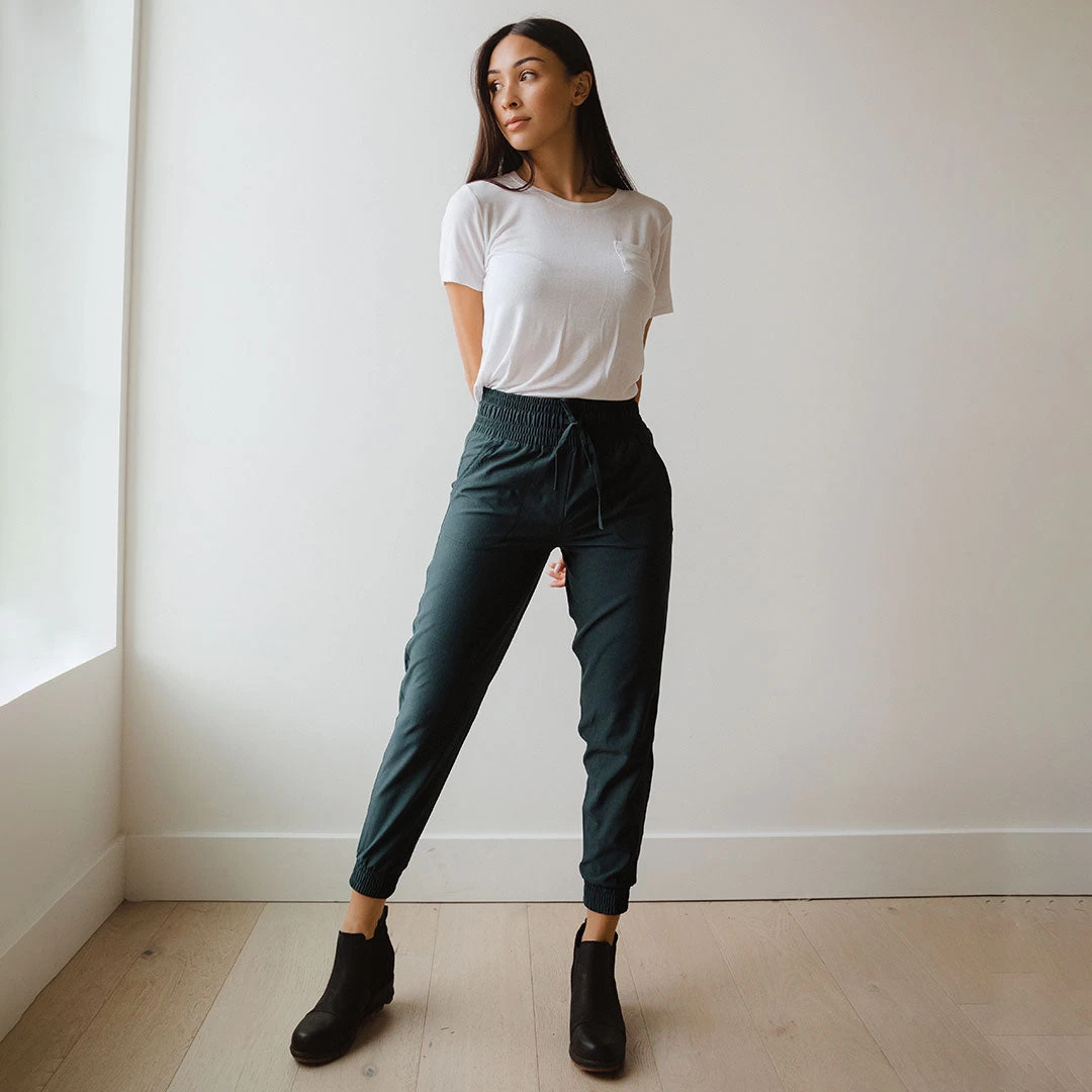 Destination Joggers, Heather Cobalt - Image 2