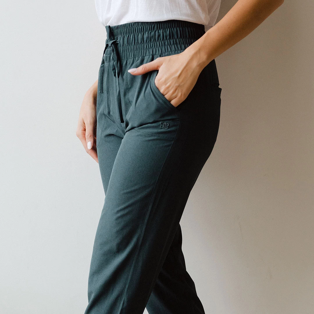 Destination Joggers, Heather Cobalt - Image 5