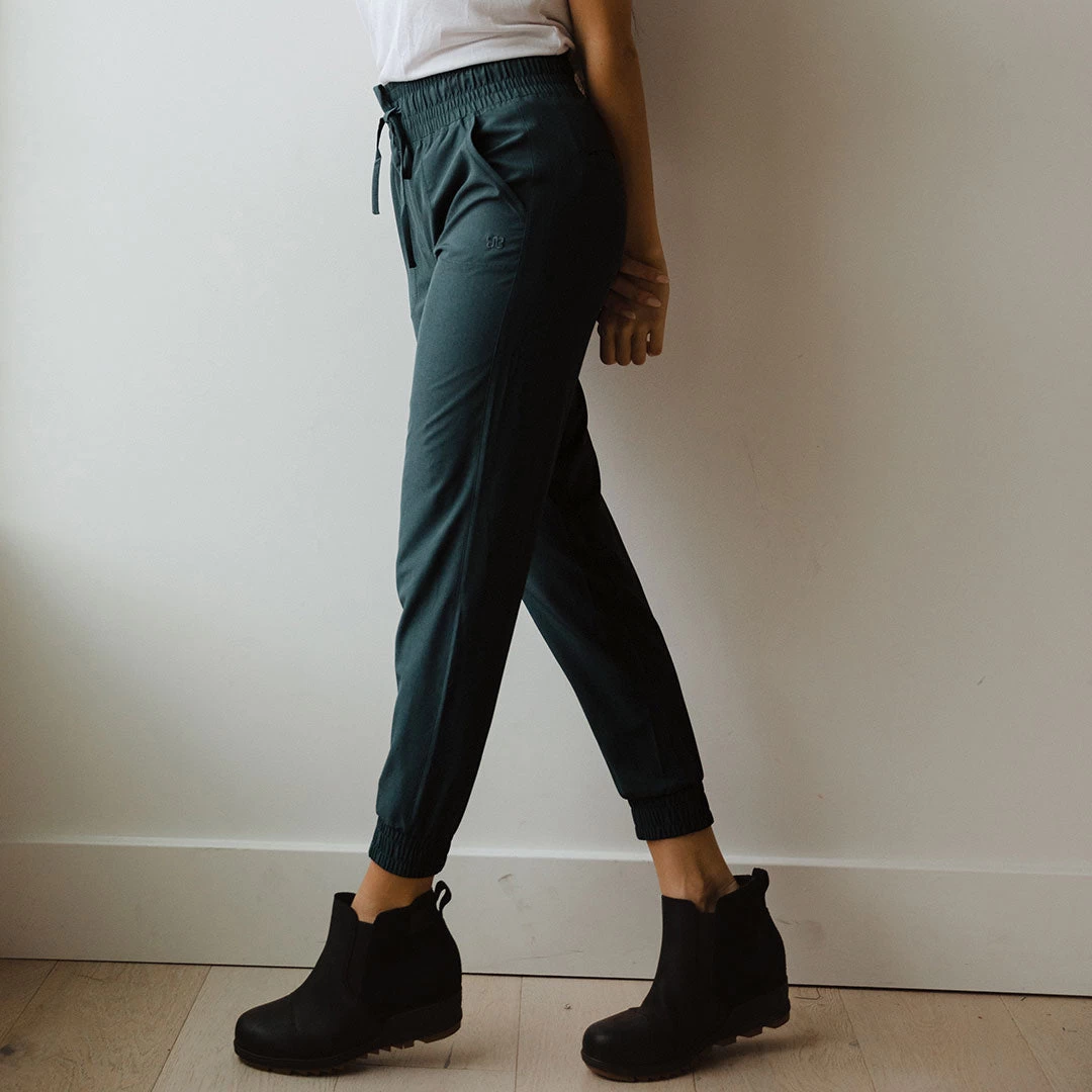 Destination Joggers, Heather Cobalt - Image 3