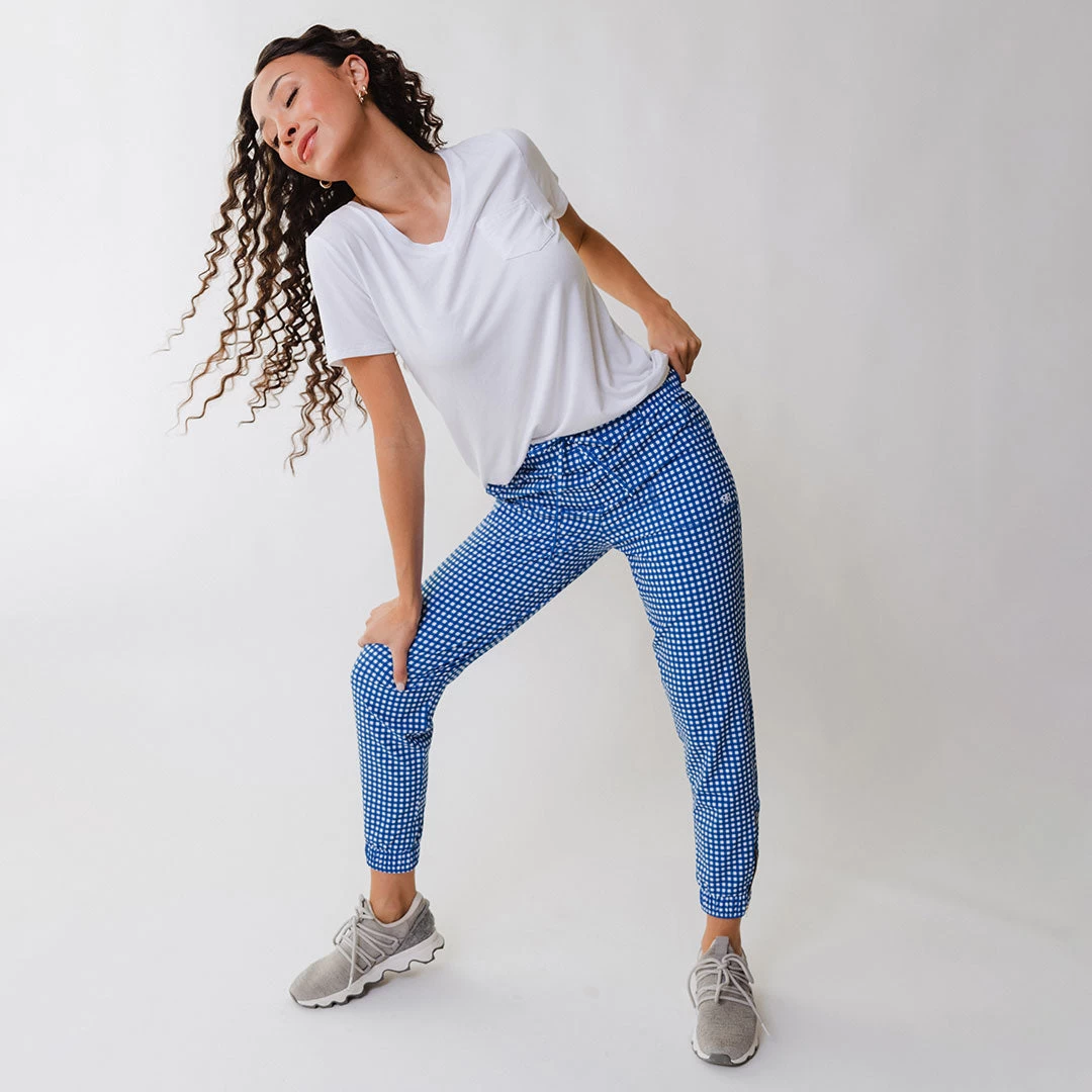 Blue Gingham Jetsetters - Image 2