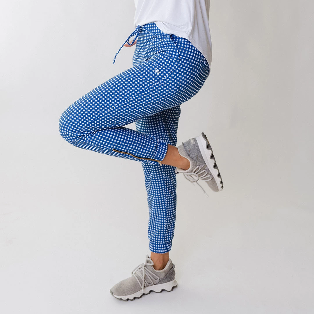 Blue Gingham Jetsetters - Image 4