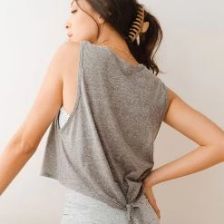 Flow Tank, Grey Slub