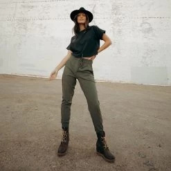 Destination Joggers, Heather Green