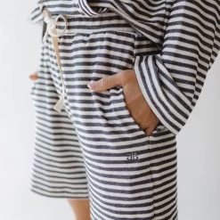 Sailor Stripe Shorts, Navy Stripe