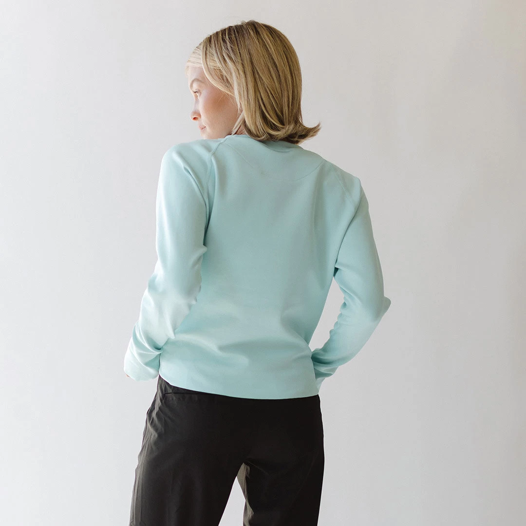 Robins Egg Neo Crop Sweatshirt - Image 6