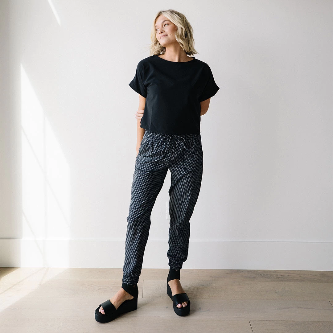 Boss Crop Tee, Black - Image 8