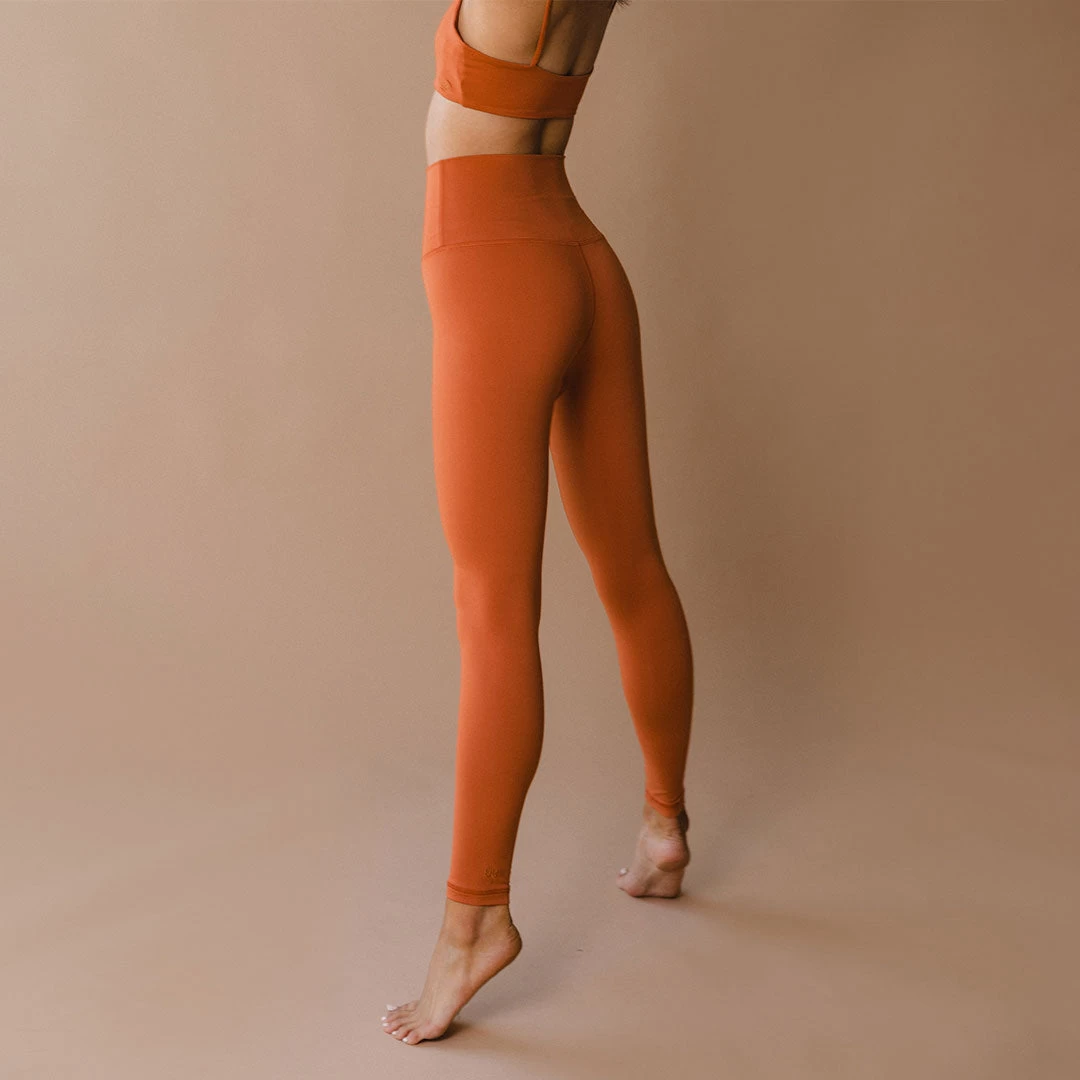 Intention Flow Leggings, Rust - Image 3
