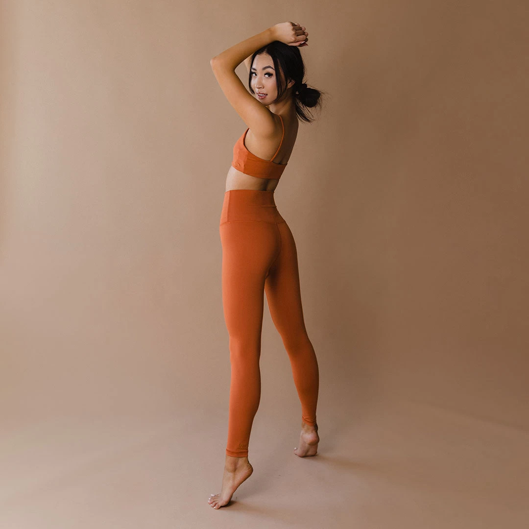 Intention Flow Leggings, Rust - Image 2