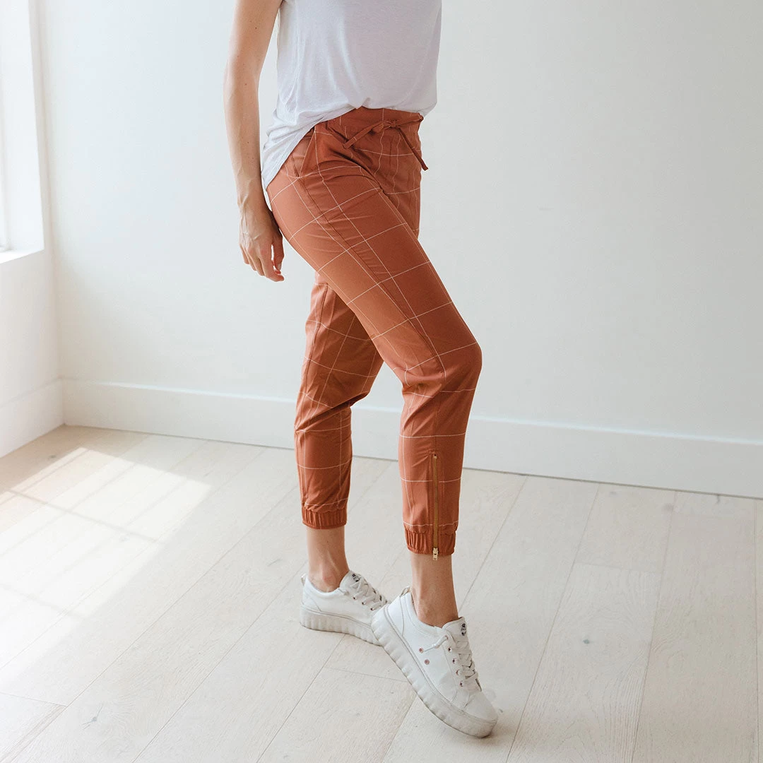 Rust Windowpane Jetsetters - Image 4