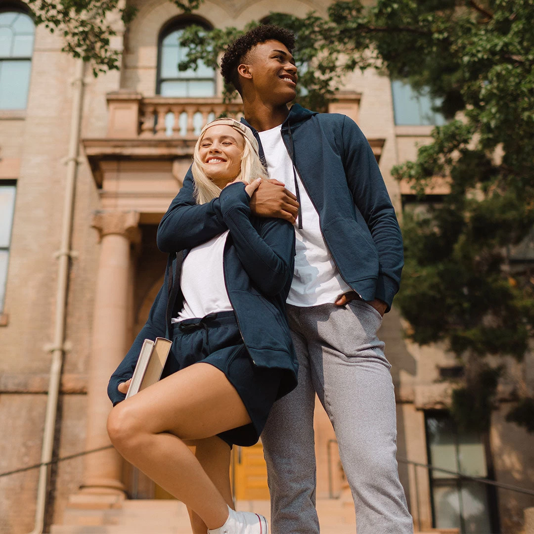 Men's Campus Zip Up, Navy - Image 5