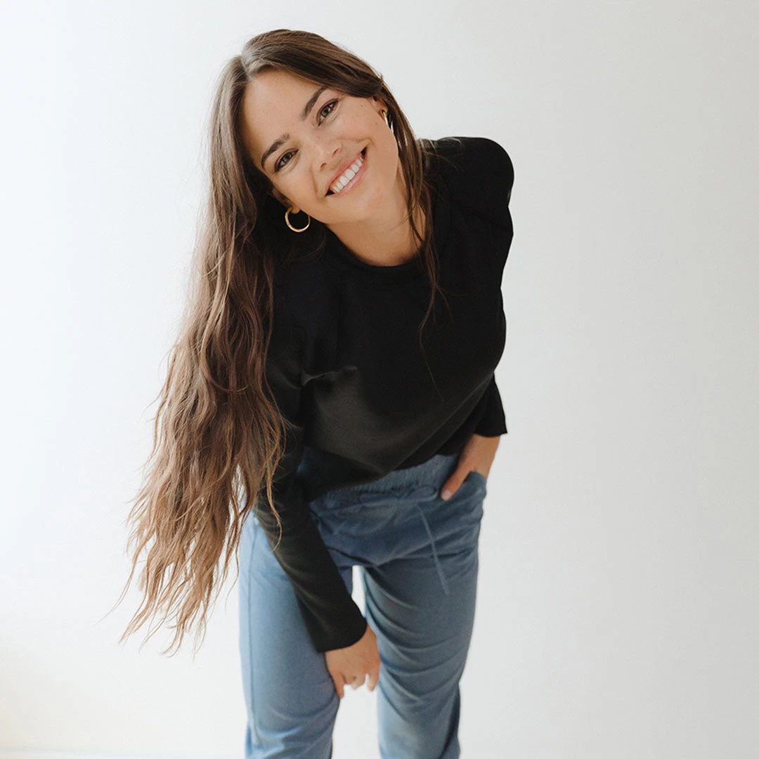 Black Neo Crop Sweatshirt - Image 6