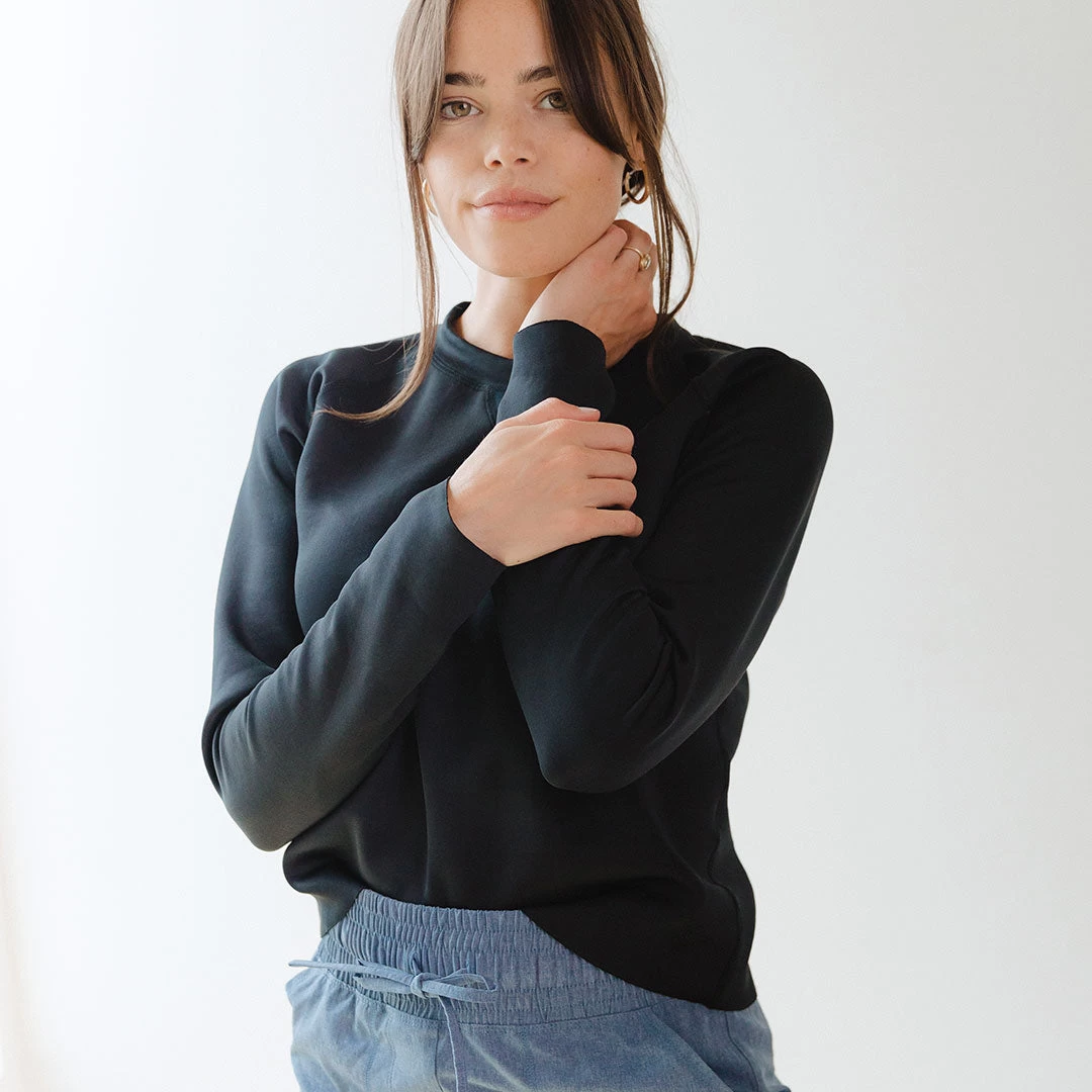 Black Neo Crop Sweatshirt - Image 7