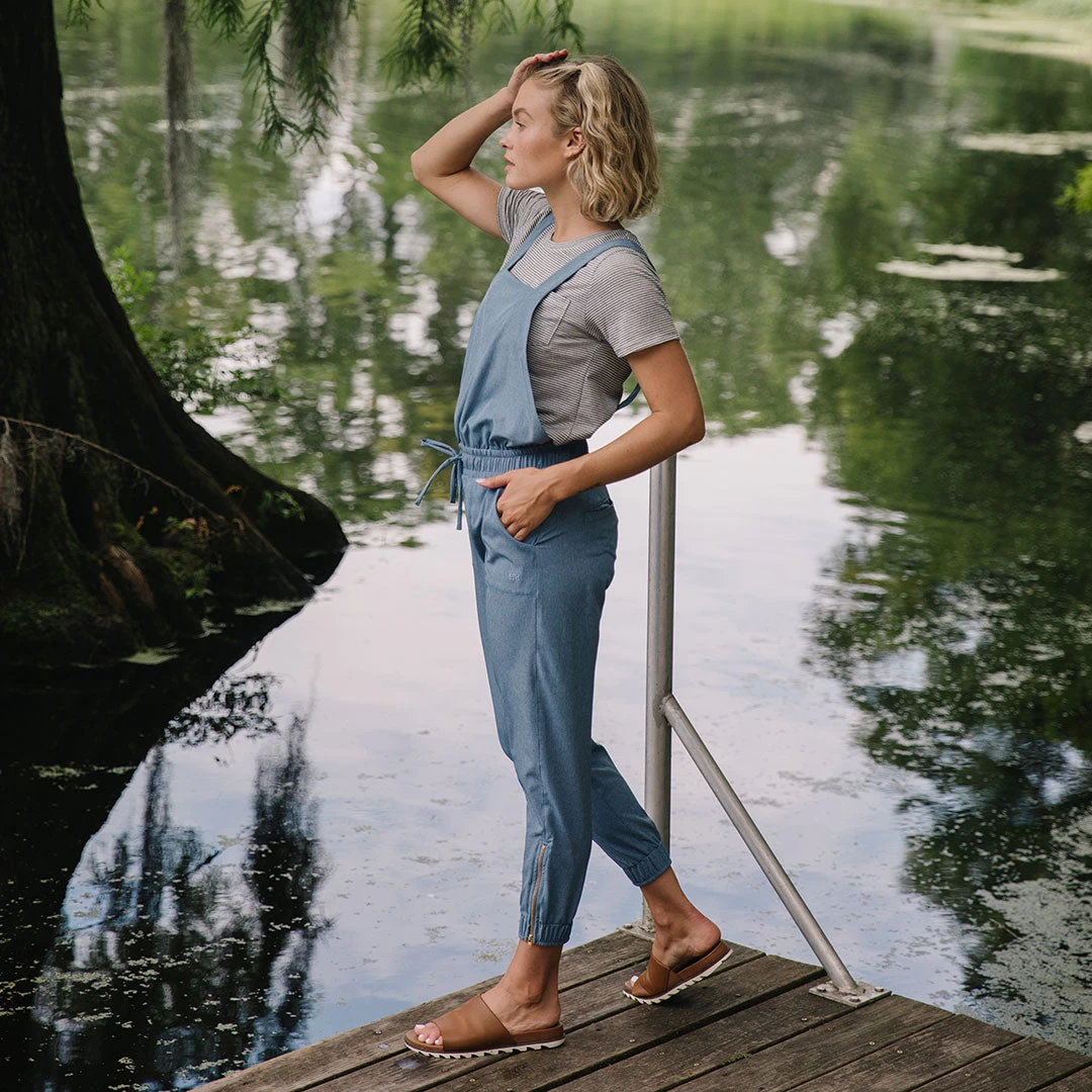 Light Chambray Classic Overall Jumpsuit - Image 5