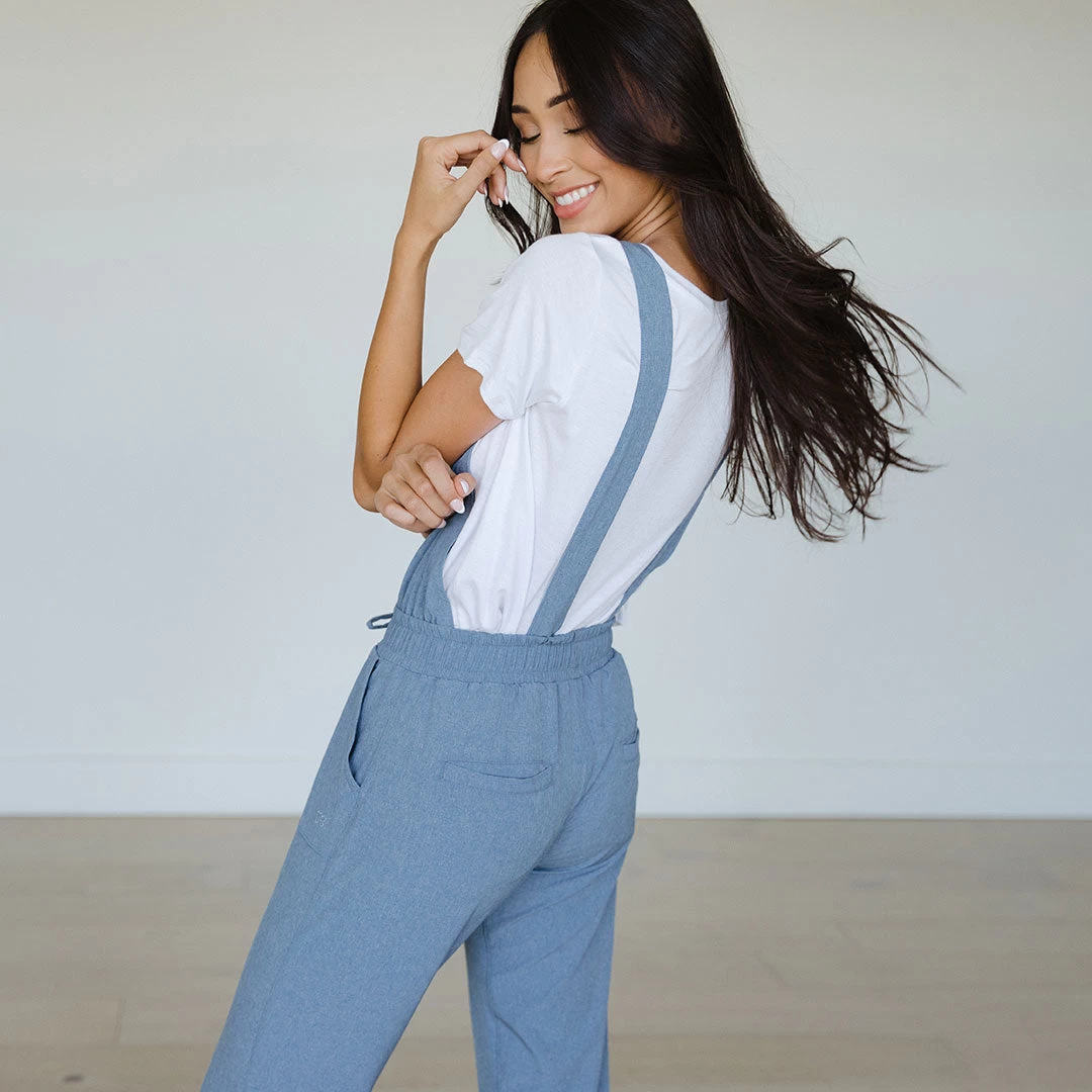Light Chambray Classic Overall Jumpsuit - Image 11