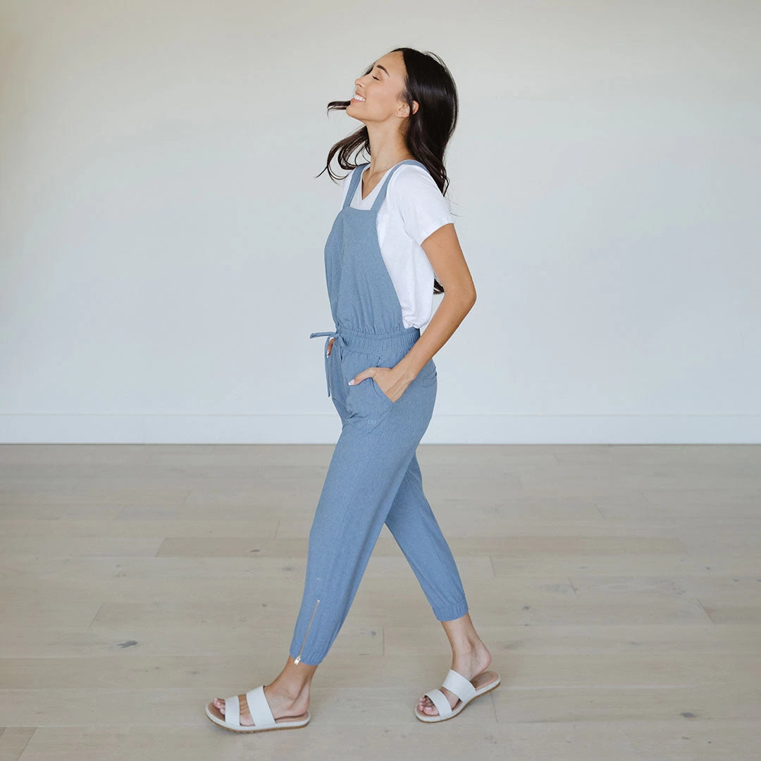Light Chambray Classic Overall Jumpsuit - Image 10