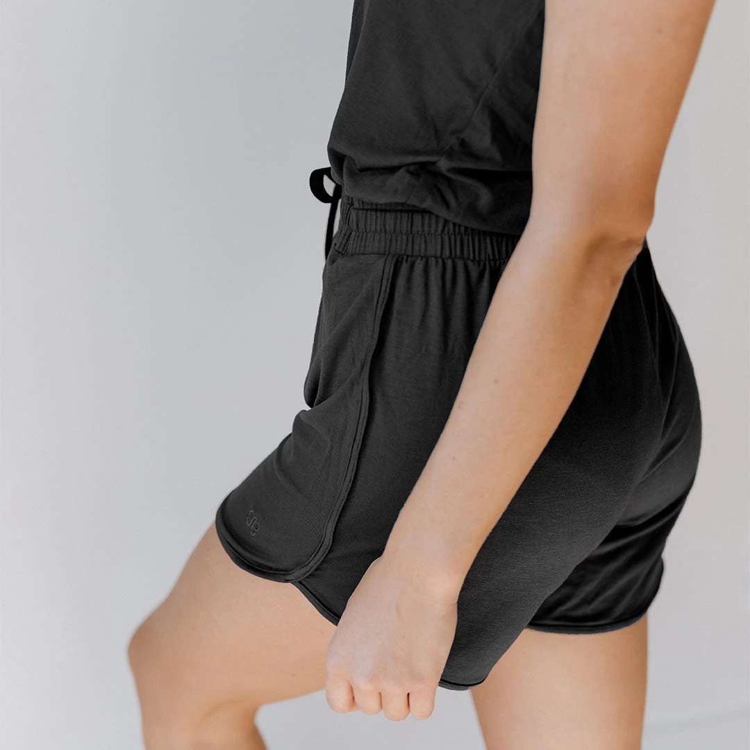 Serenity Romper, Black - Image 7