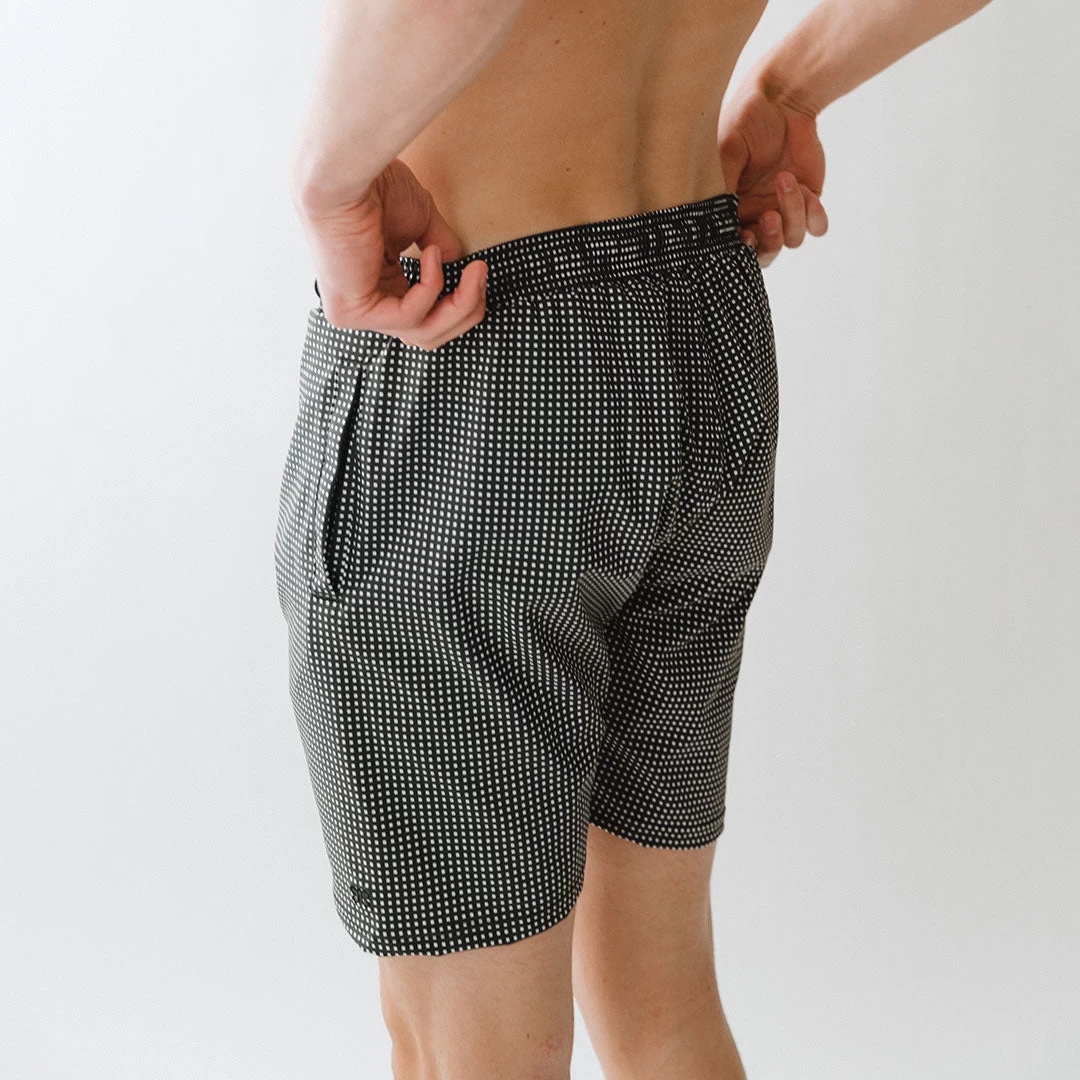 Wind And Sea Shorts, Black Checkers - Image 5