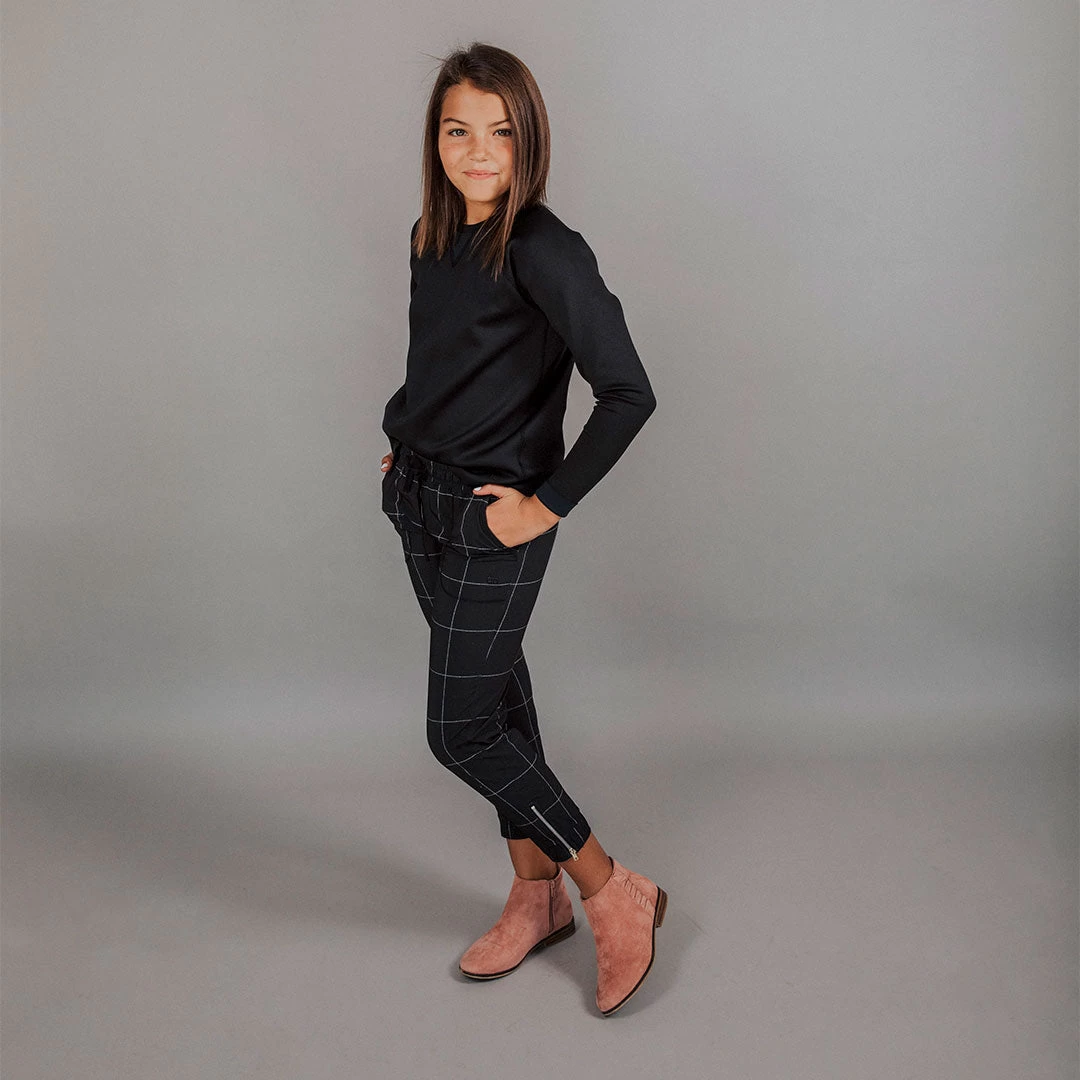 Mini Black Neo Crop Sweatshirt - Image 6