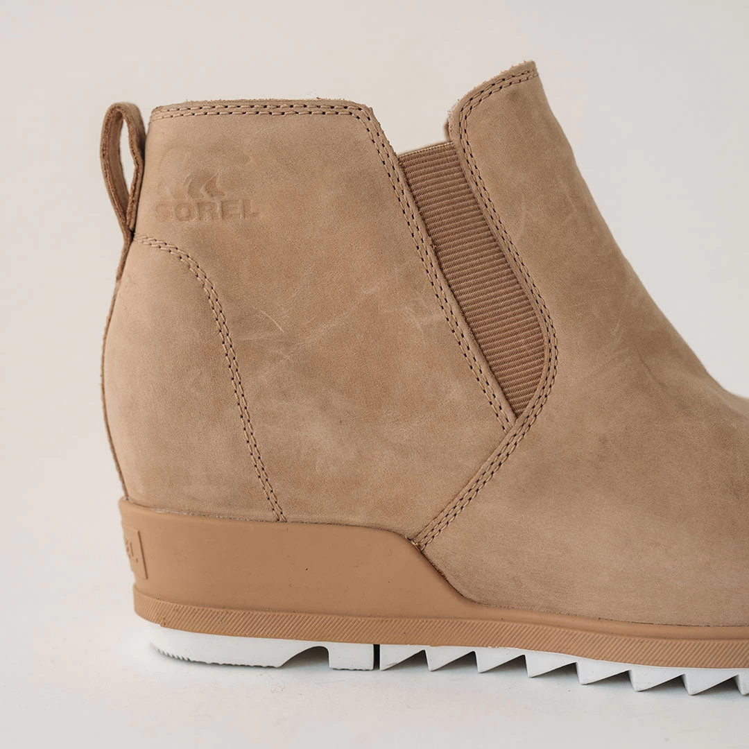 Sorel Evie Pull On Leather Boot, Sea Salt - Image 5