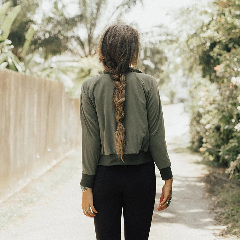 Sage Bomber Jacket - Image 13